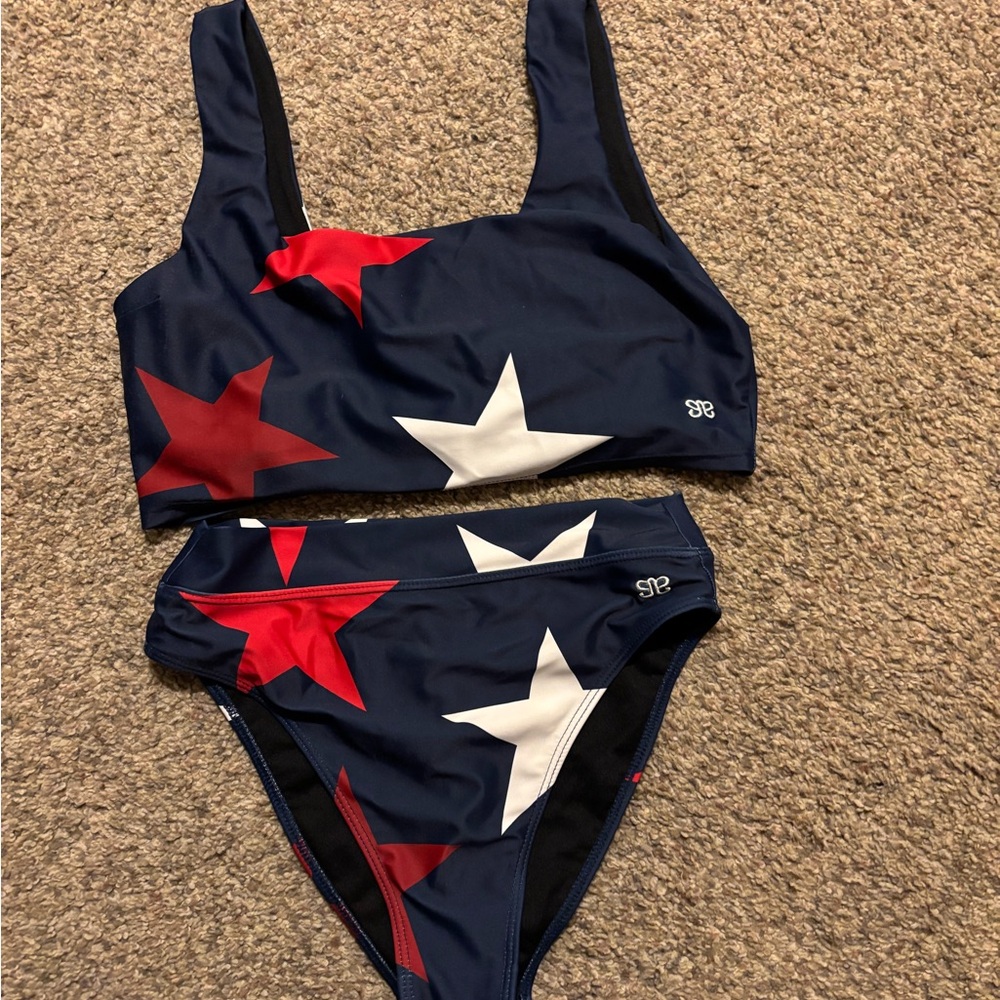 Albion Fit 2 piece swim set.small bottom, medium top